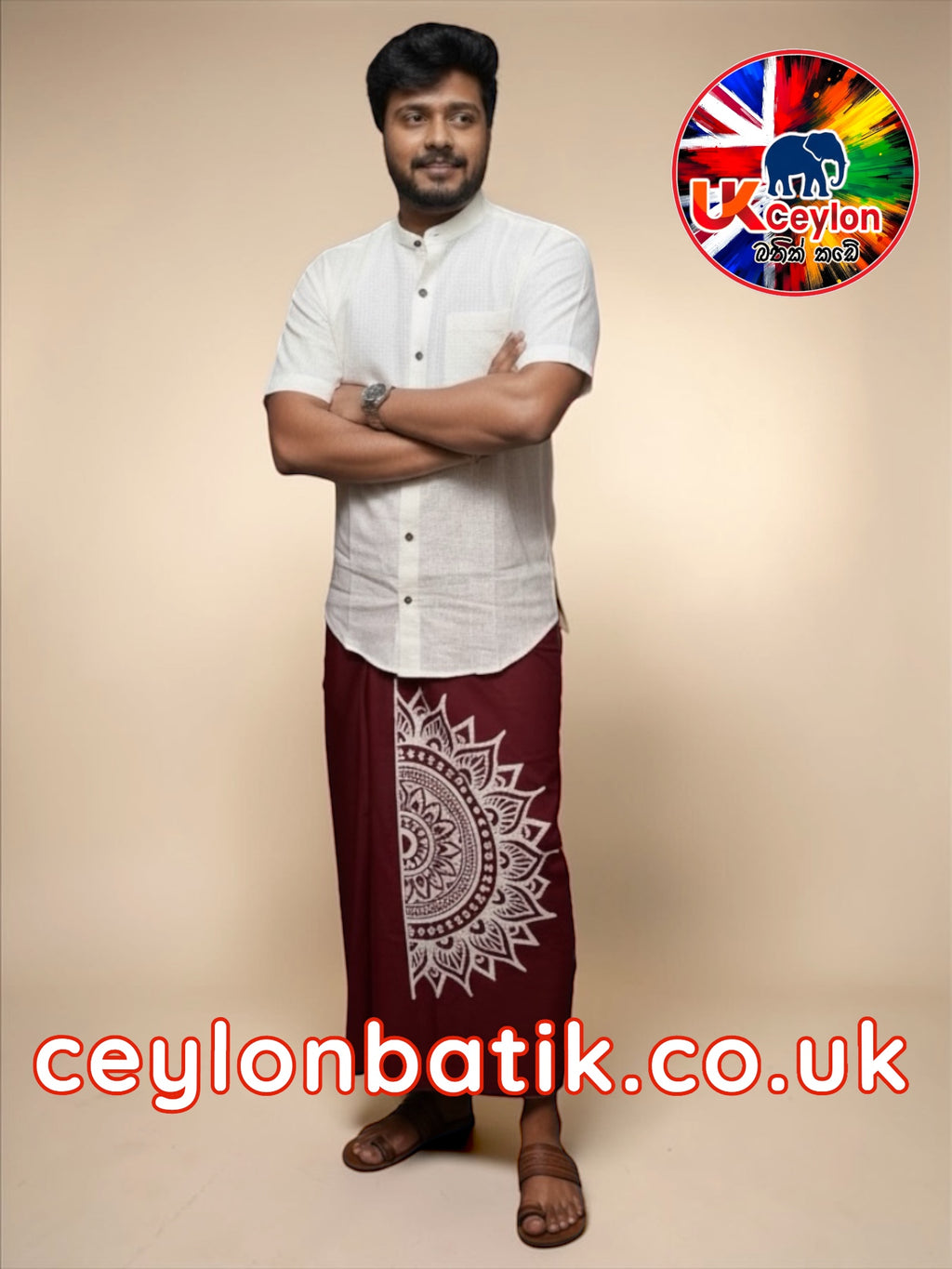 Handcrafted Batik Sarong & Linen Shirt (XL) | Awurudu Edition 2026