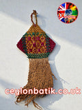 Natural Paddy & Pan Wall Hanging | වී කරල් සහ පං බිත්ති සැරසිලි