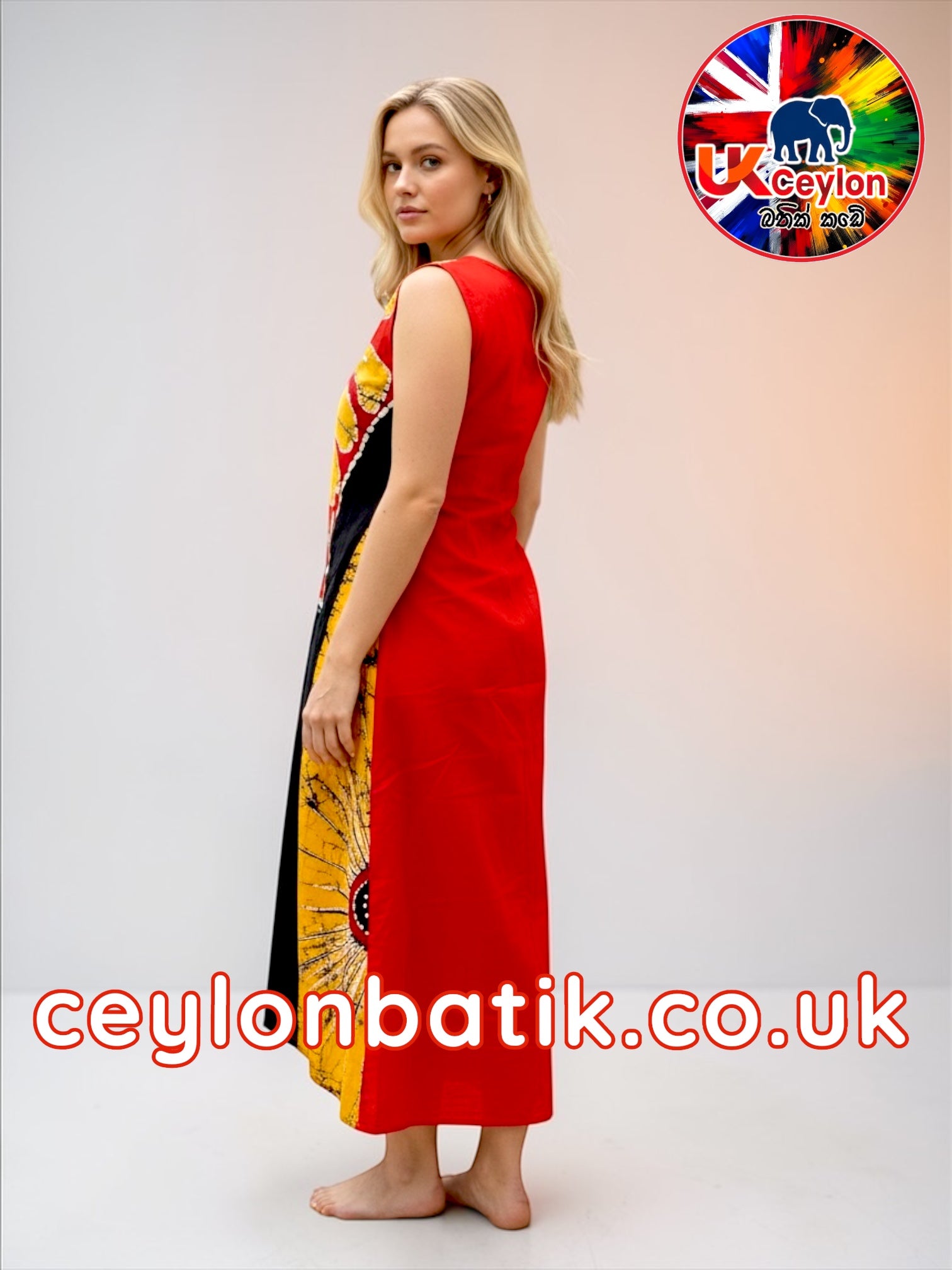 Handcrafted Batik Long Frock Awurudu Edition 2026