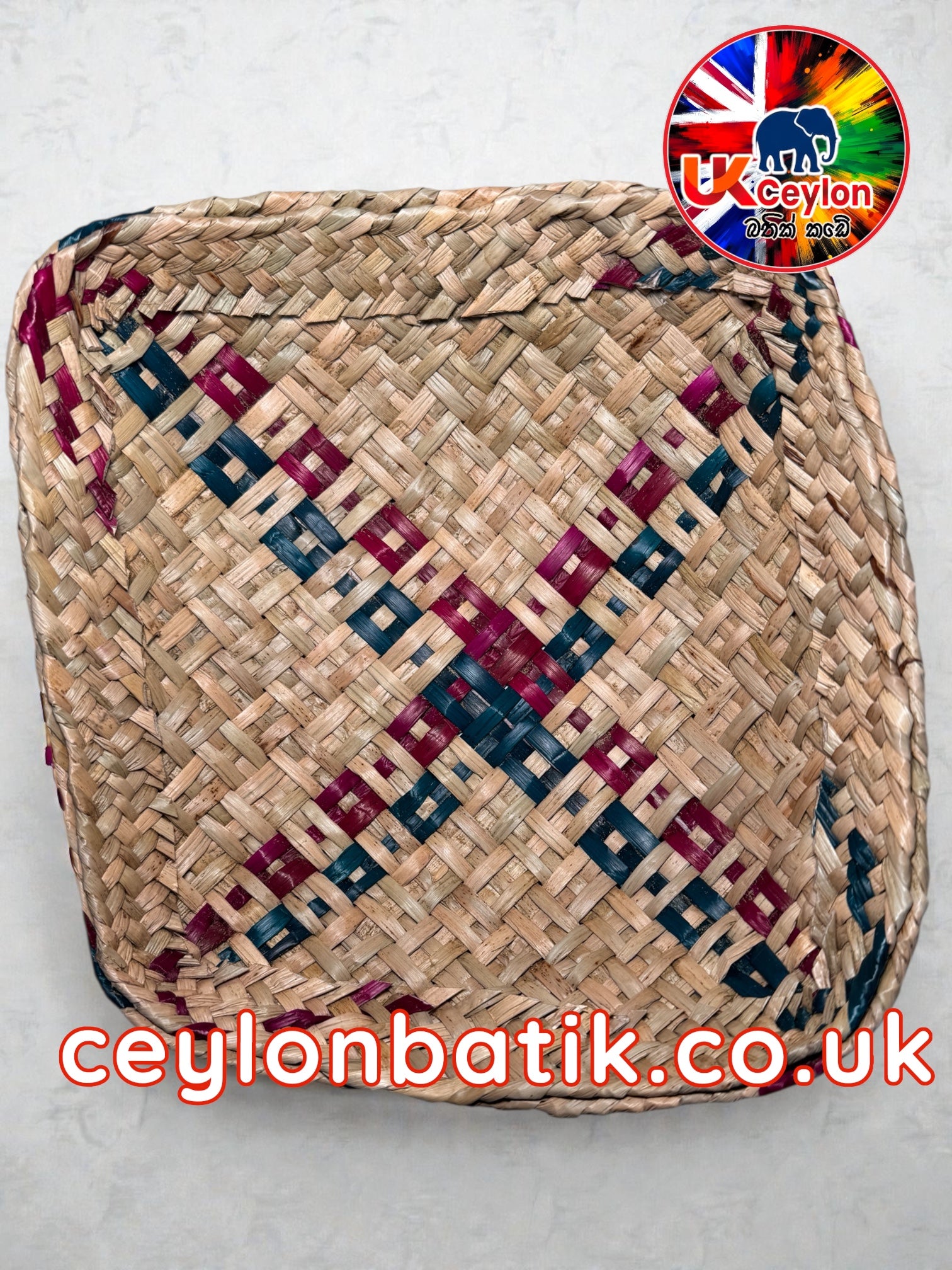 Handwoven Pan Basket 8-10" | අඟල් 8-10 පං වට්ටිය | අවුරුදු කැවිලි වට්ටි