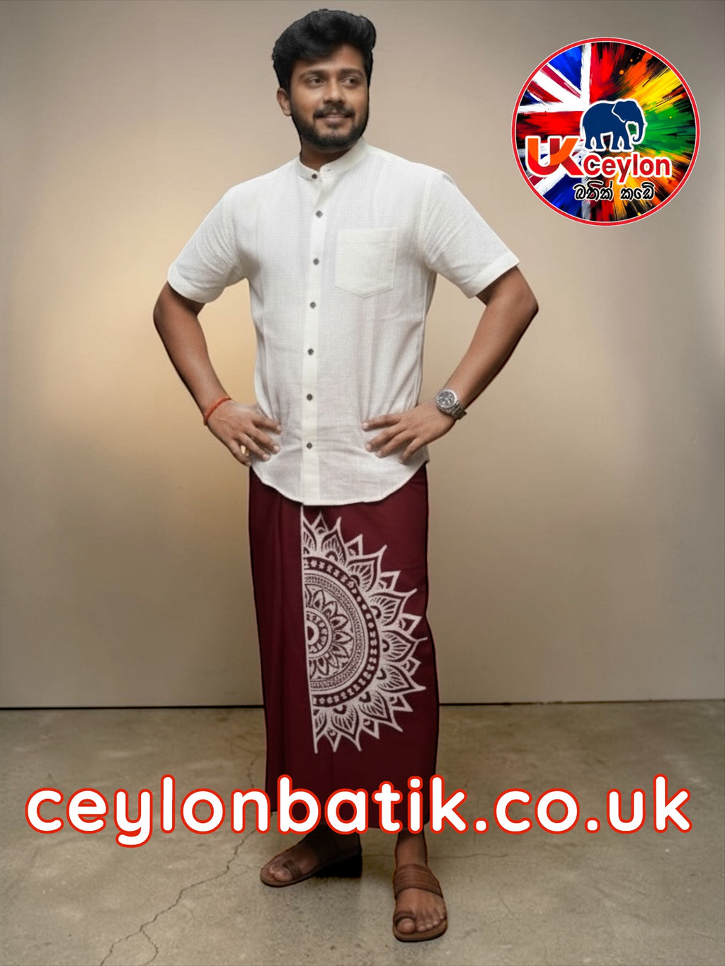Handcrafted Batik Sarong & Linen Shirt (XL) | Awurudu Edition 2026