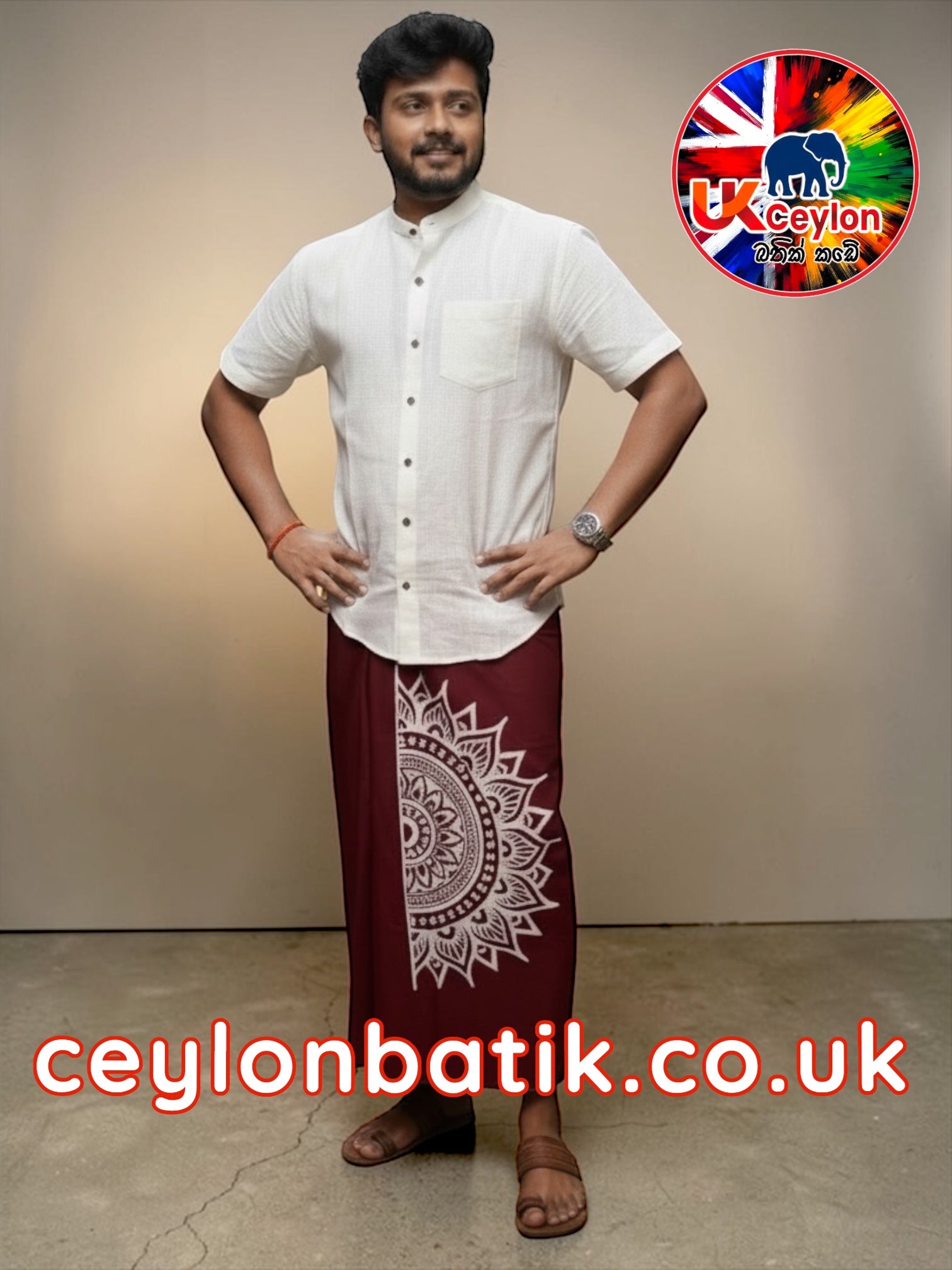 Handcrafted Batik Sarong & Linen Shirt (XL) | Awurudu Edition 2026