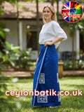 Ceylon Blue Batik Lungi (only Lungi)