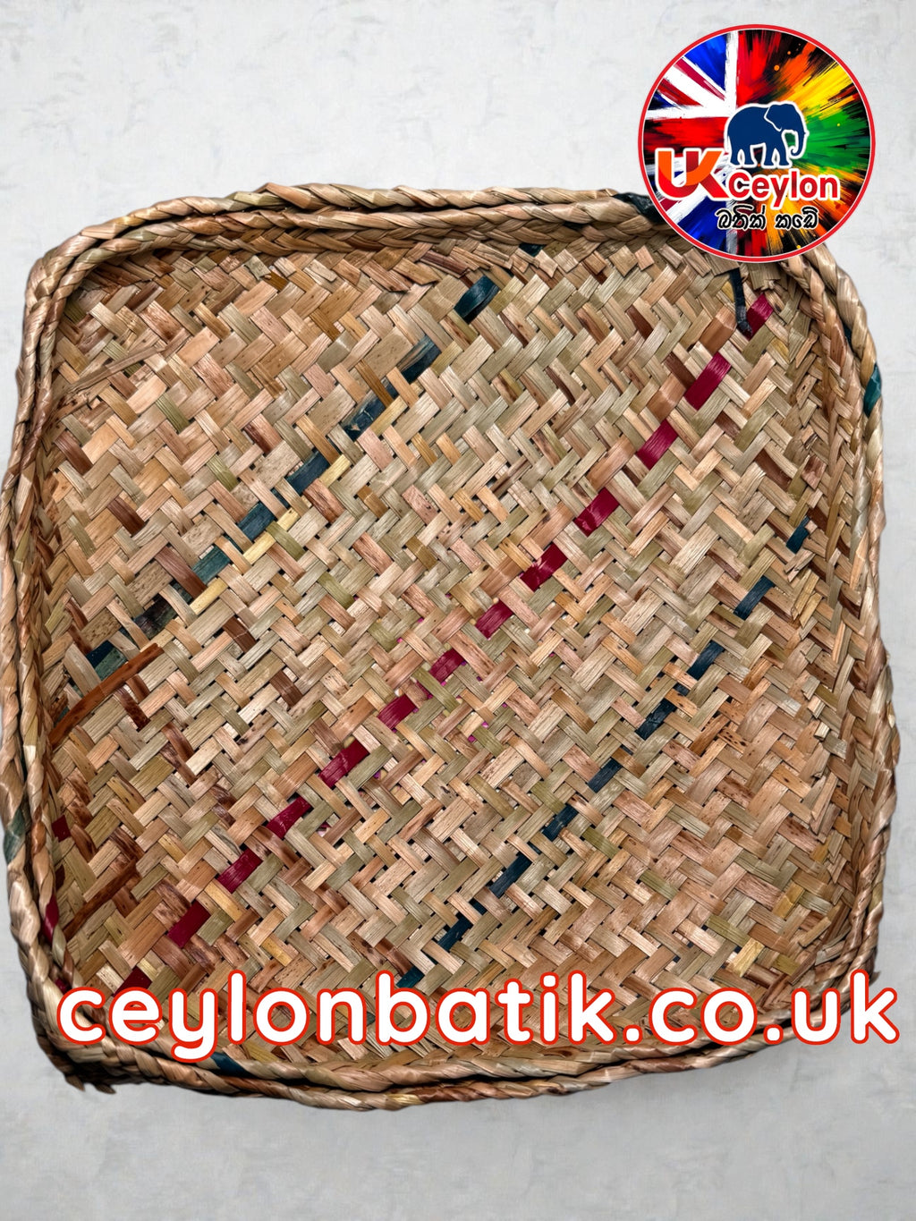 Handwoven Pan Basket 8-10" | අඟල් 8-10 පං වට්ටිය | අවුරුදු කැවිලි වට්ටි