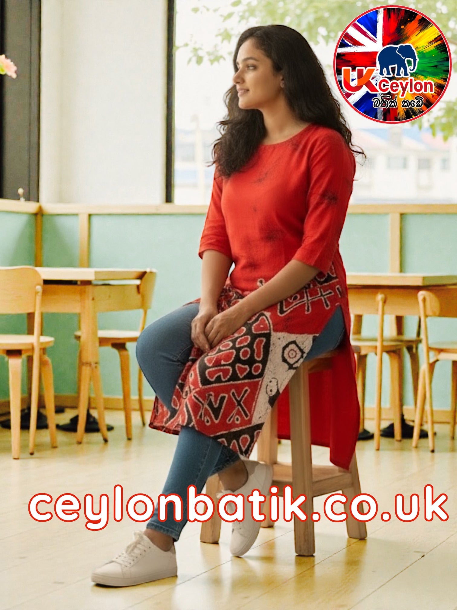 Handcrafted Batik Long Frock / Top | Awurudu Edition 2026