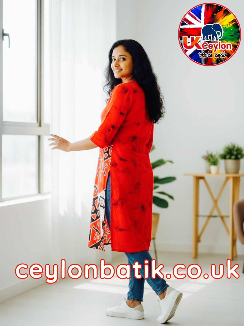 Handcrafted Batik Long Frock / Top | Awurudu Edition 2026