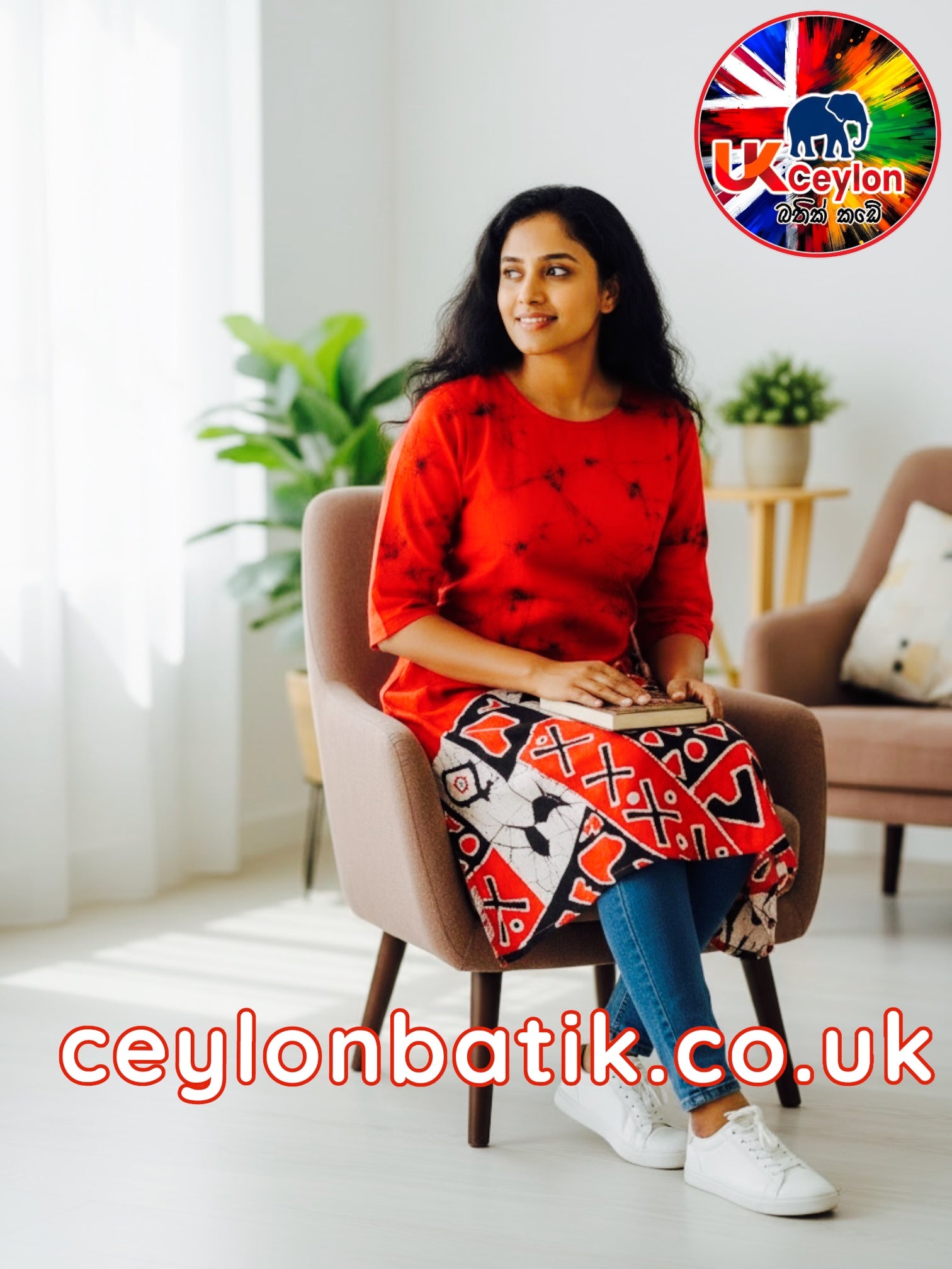 Handcrafted Batik Long Frock / Top | Awurudu Edition 2026