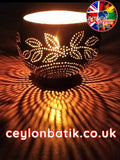 Ceylon Glow Coconut Shell Candle Holder