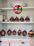 CocoBrew Heritage Tea & Spice Container Set (6-Piece)