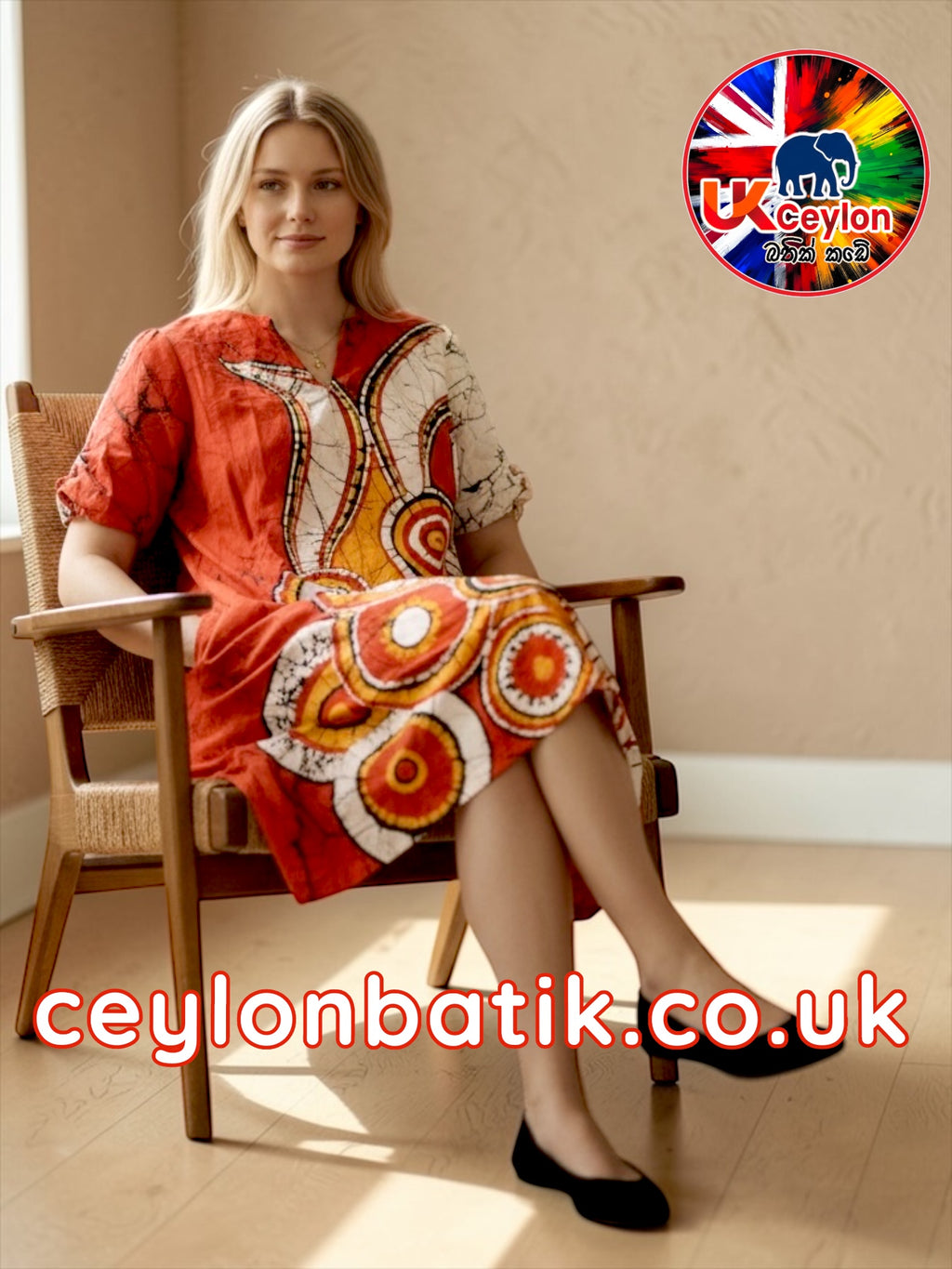 Handcrafted Batik Short Frock Awurudu Edition 2026