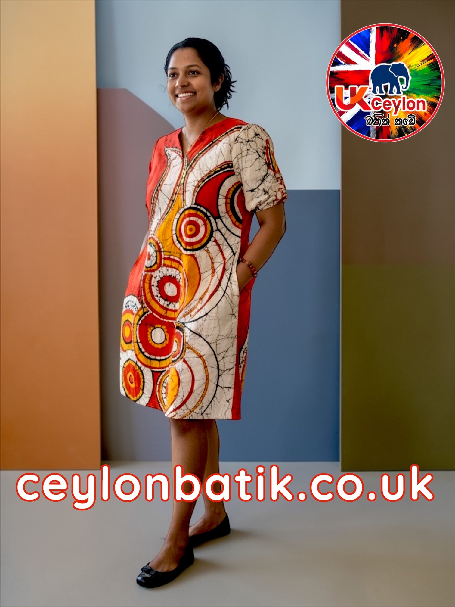 Handcrafted Batik Short Frock Awurudu Edition 2026