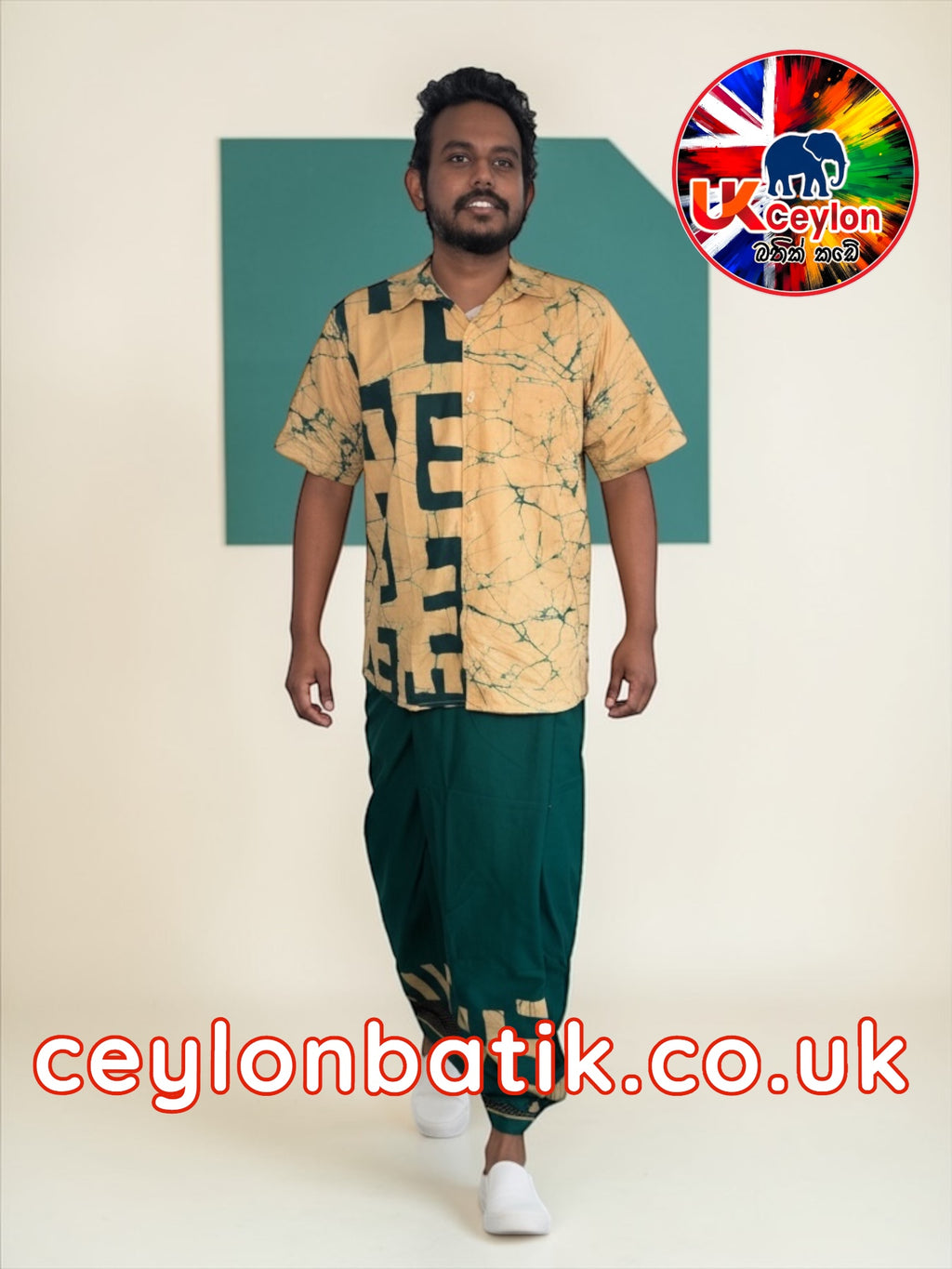 Handcrafted Batik Sarong & Shirt (Large) | Awurudu Edition 2026