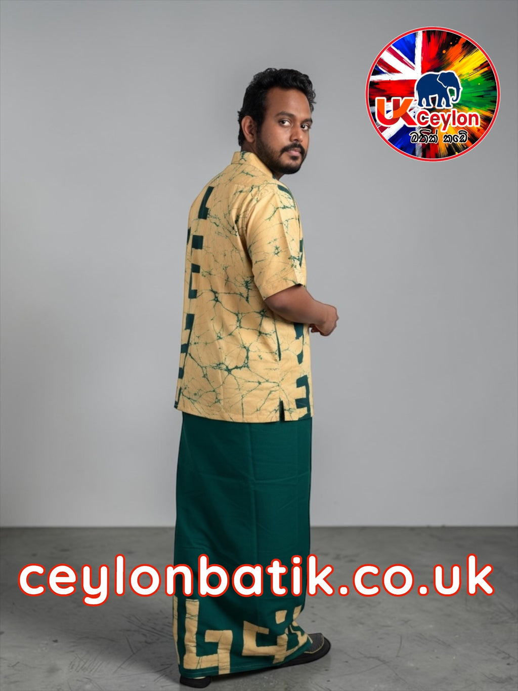 Handcrafted Batik Sarong & Shirt (Large) | Awurudu Edition 2026