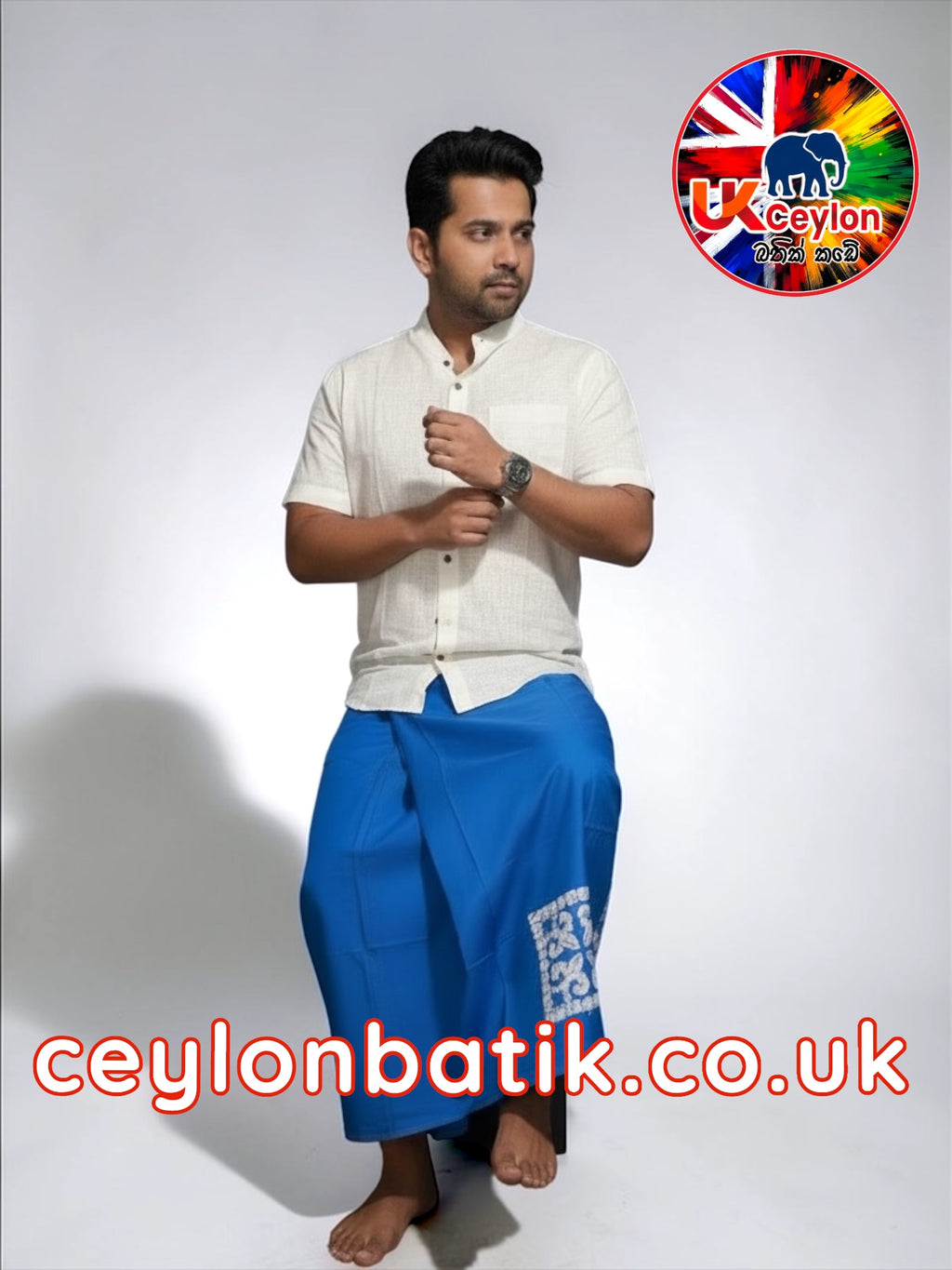 Handcrafted Batik Sarong & Linen Shirt (XL) | Awurudu Edition 2026