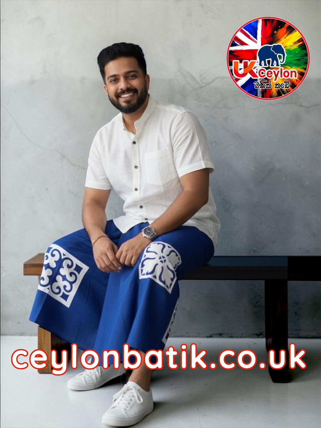 Handcrafted Batik Sarong & Linen Shirt (XL) | Awurudu Edition 2026