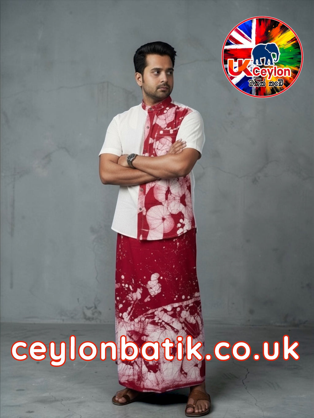 Handcrafted Batik Sarong Shirt (XL) | Awurudu Edition 2026