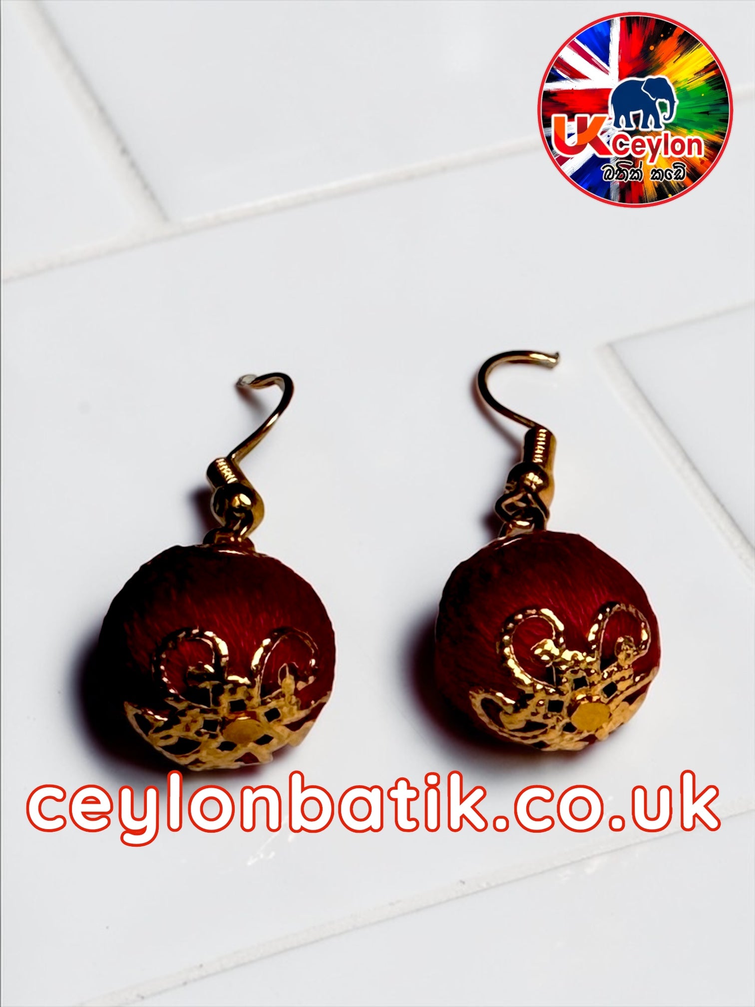 Ceylon Artisan Elegance – Handmade Earrings