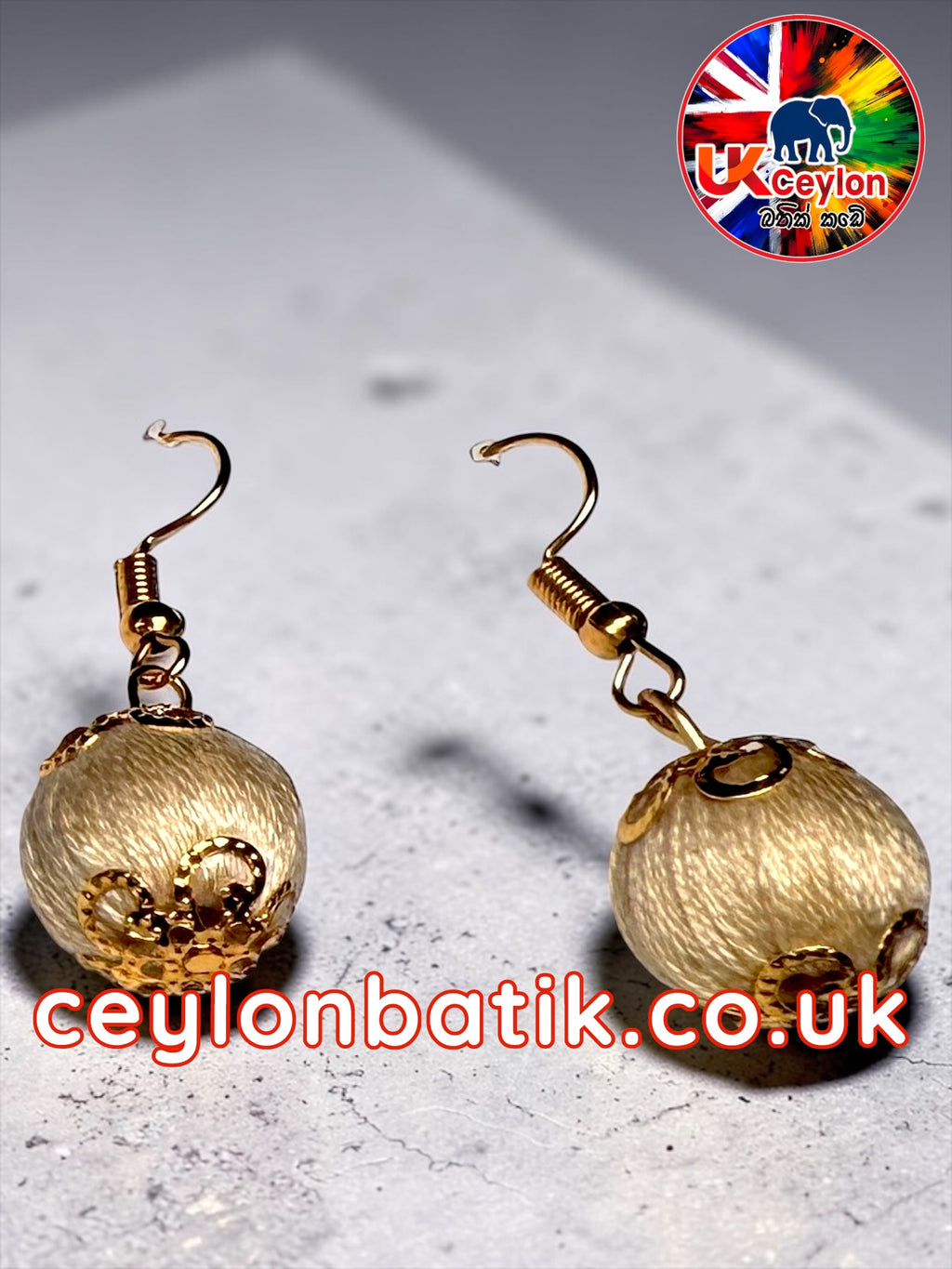 Ceylon Artisan Elegance – Handmade Earrings
