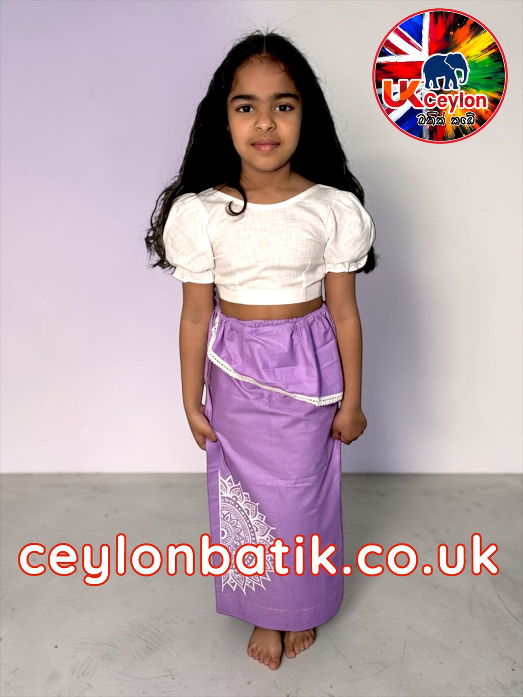 Little Ceylon Princess – Girls Cultural Dress