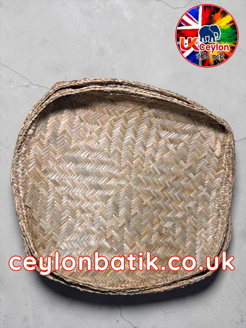 Handwoven Pan Basket 15-16 & 17-19 " | අඟල් 15-16 සහ 17-19 පං වට්ටිය | අවුරුදු කිරිබත් වට්ටි