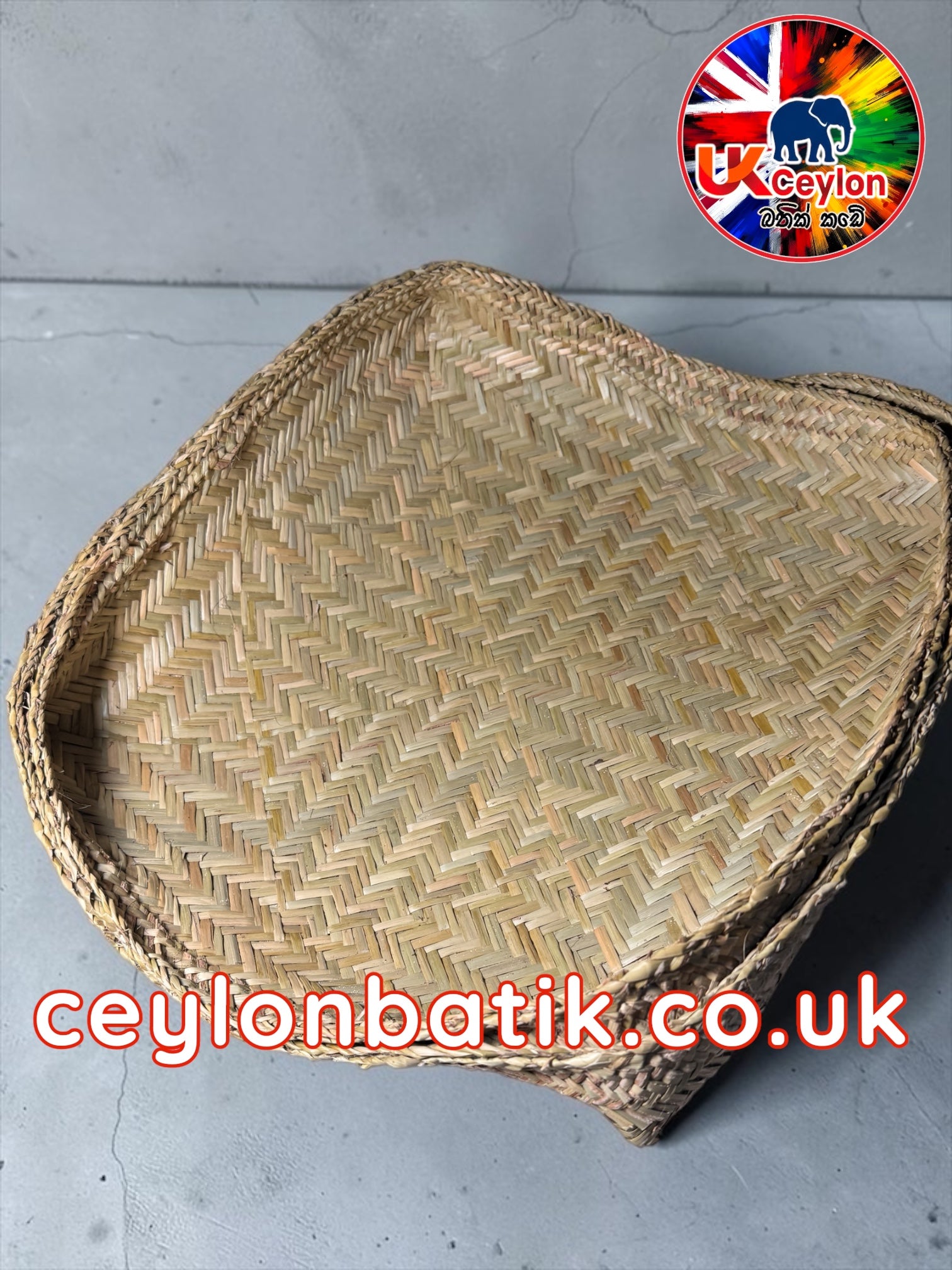 Handwoven Pan Basket 15-16 & 17-19 " | අඟල් 15-16 සහ 17-19 පං වට්ටිය | අවුරුදු කිරිබත් වට්ටි
