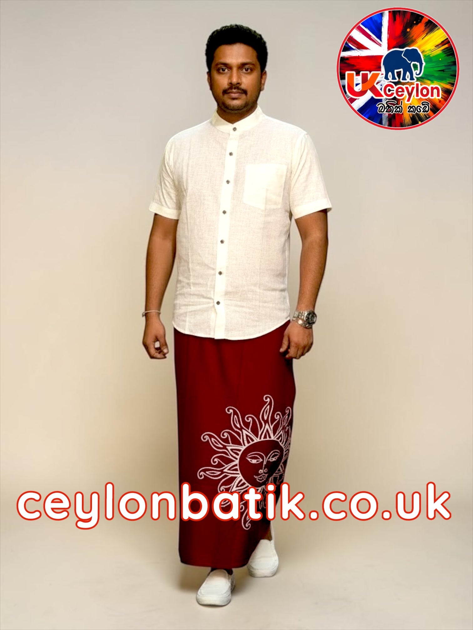 Handcrafted Batik Sarong Only | Awurudu Edition 2026 (Sun)