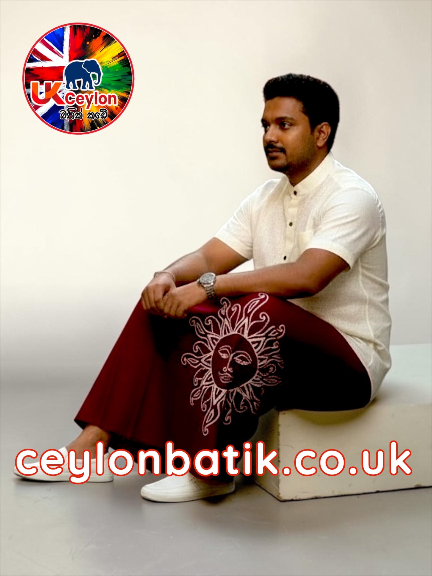 Handcrafted Batik Sarong Only | Awurudu Edition 2026 (Sun)