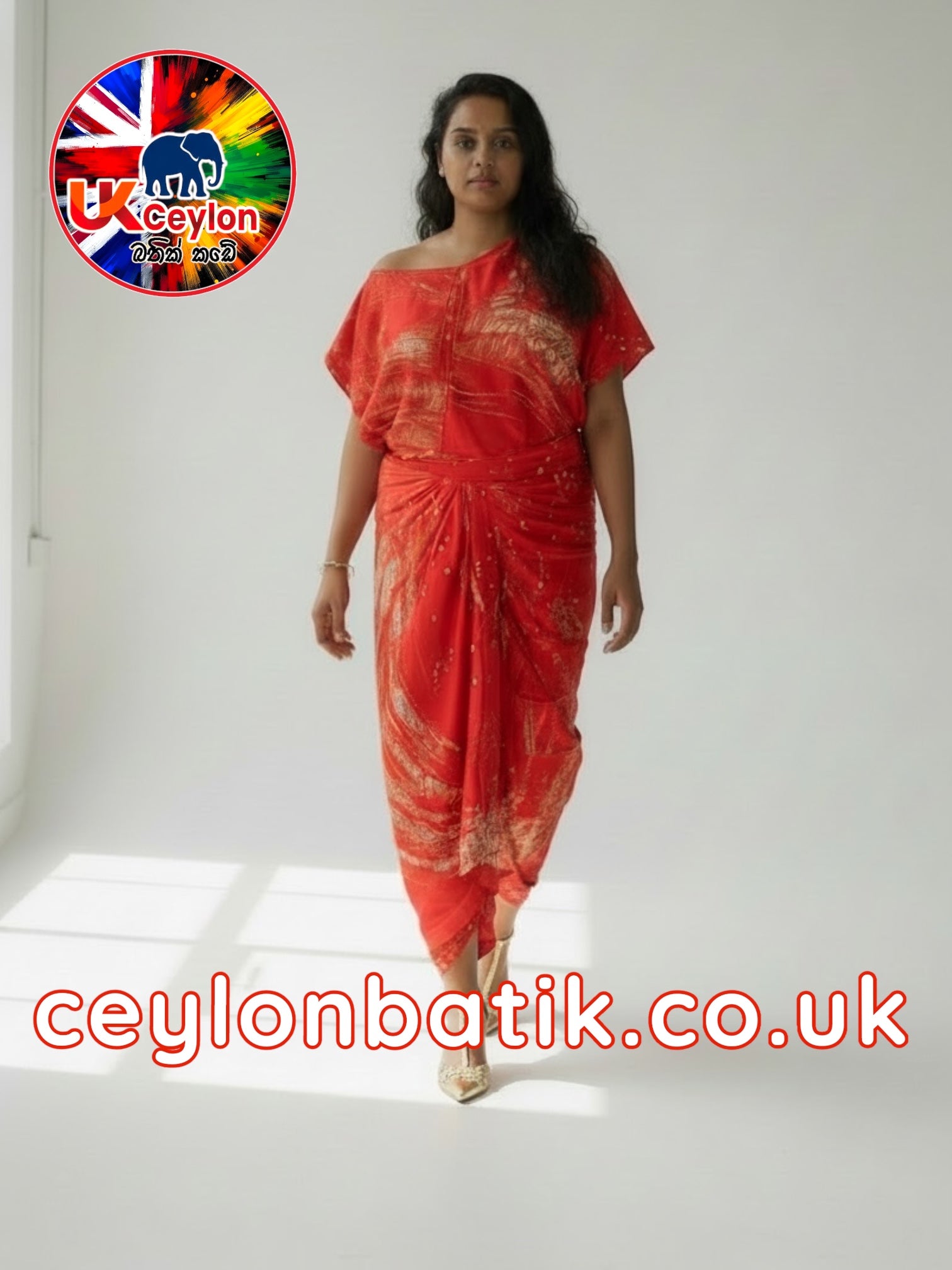 Handcrafted Batik Dreas | Silk Cotton Luxury Dress | Awurudu Edition 2026