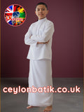 White National Dress | ජාතික ඇඳුම